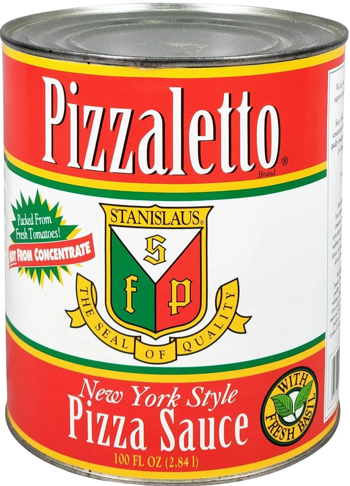 Pizzaletto - Pizza Sauce - w/Basil — Each (100 OZ)
