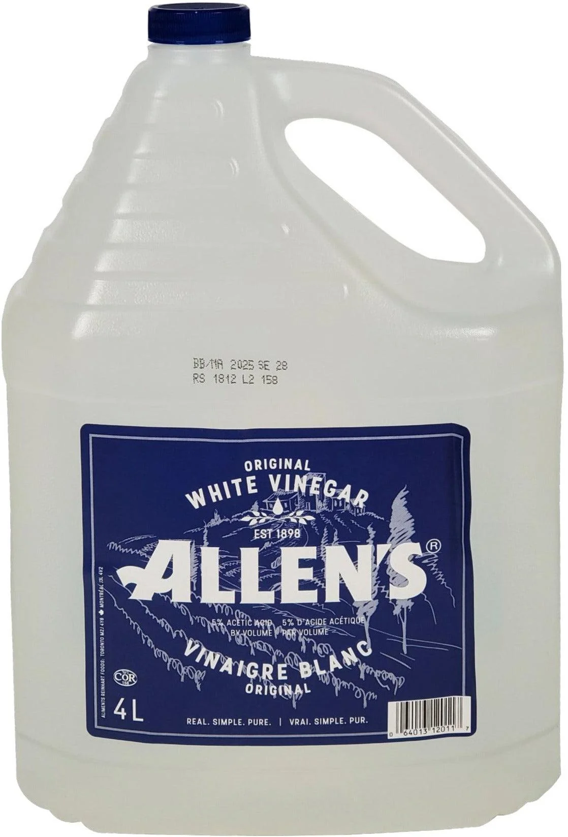 Allen's - White - Vinegar — Each (4 L)