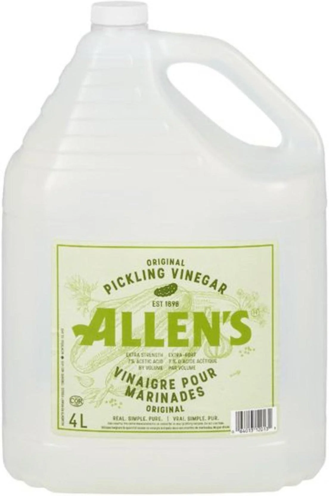 Reinhart - Allen's - Pickling Vinegar — Case (6 x 4 L)