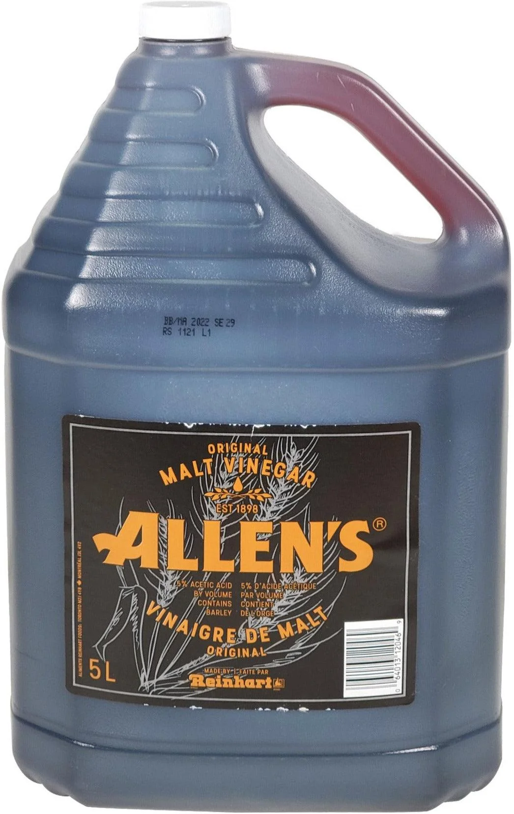 Reinhart - Allen's - Malt Vinegar - 5L — Case (2 x 5 L)