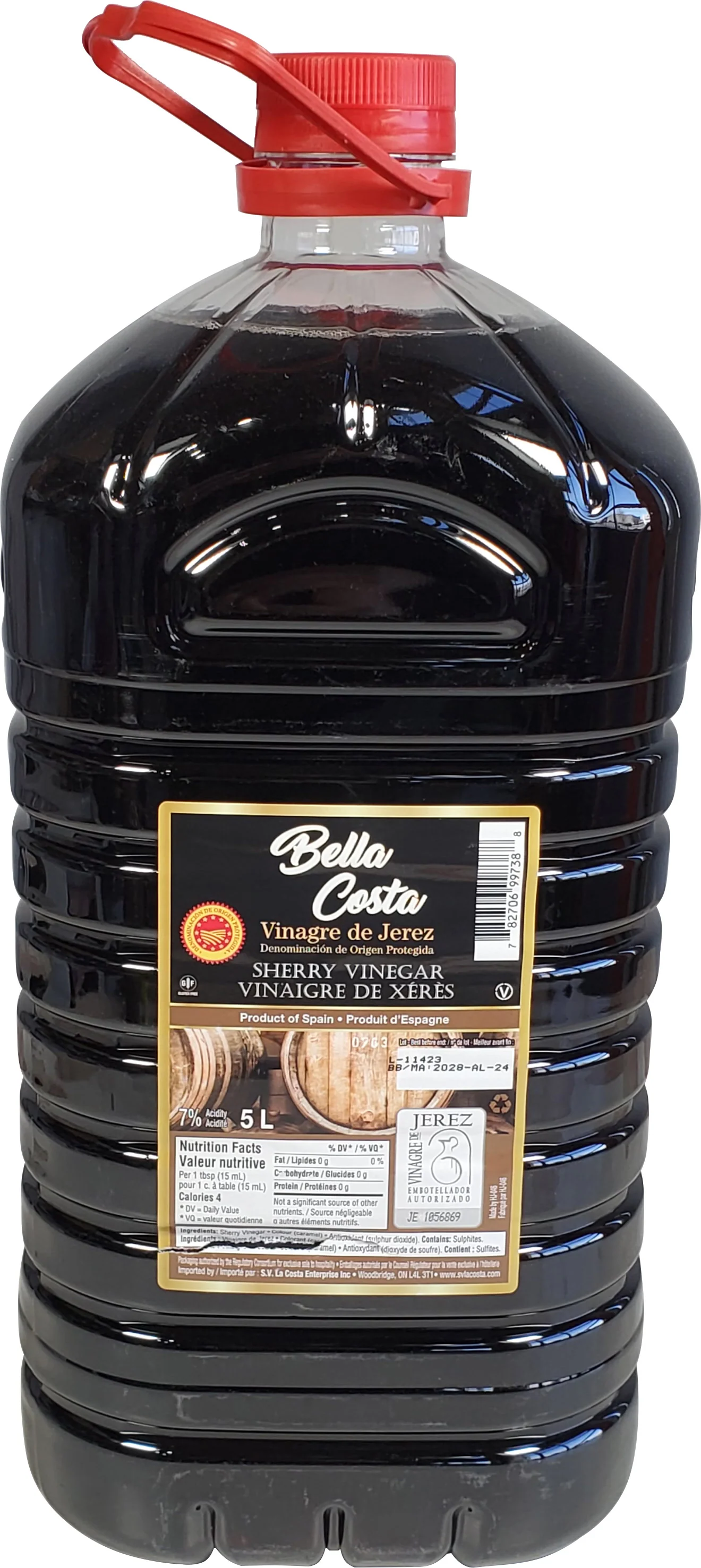Bella Costa - Sherry Vinegar — Each (5 L)