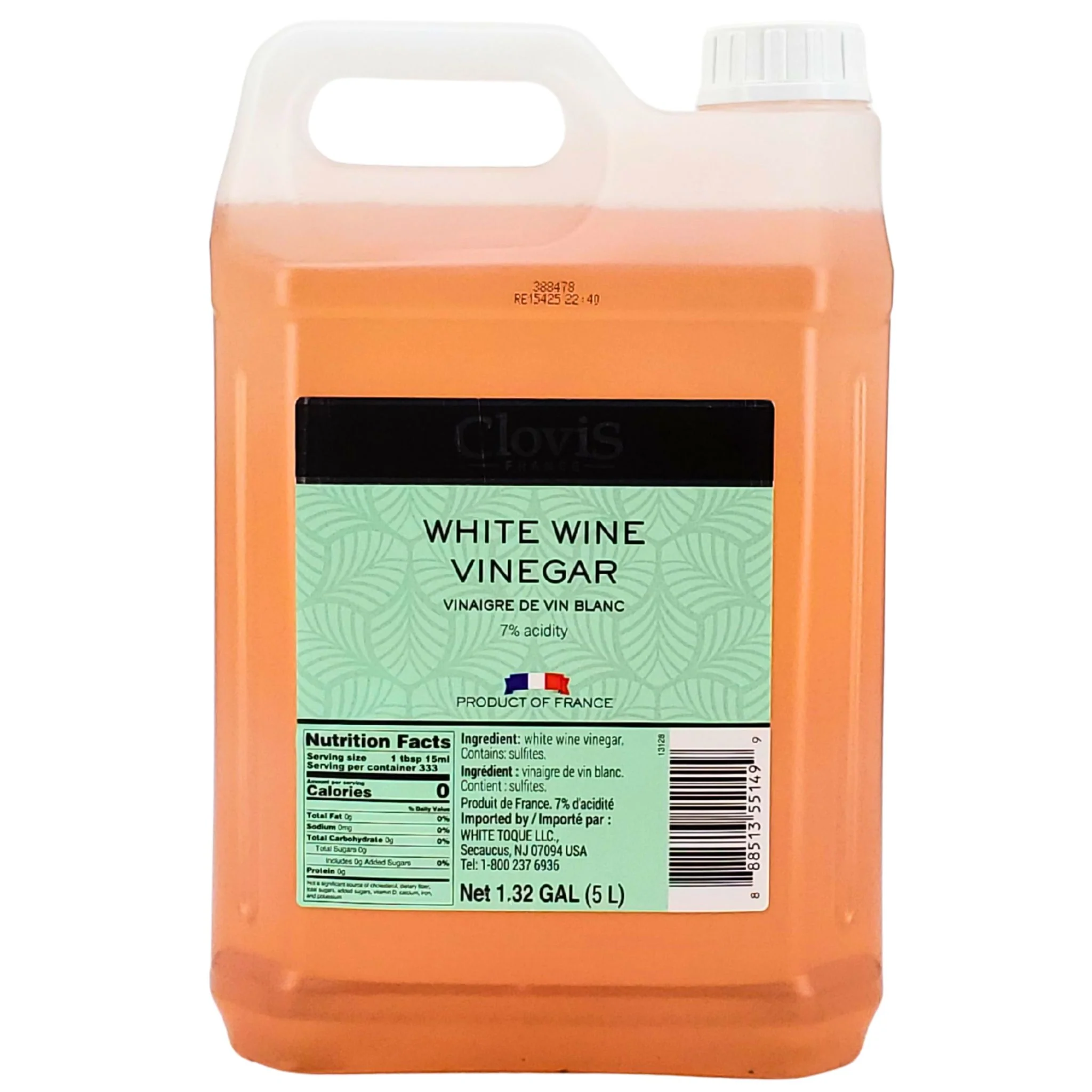 Clovis White Wine Vinegar 5L — Each (5 L)