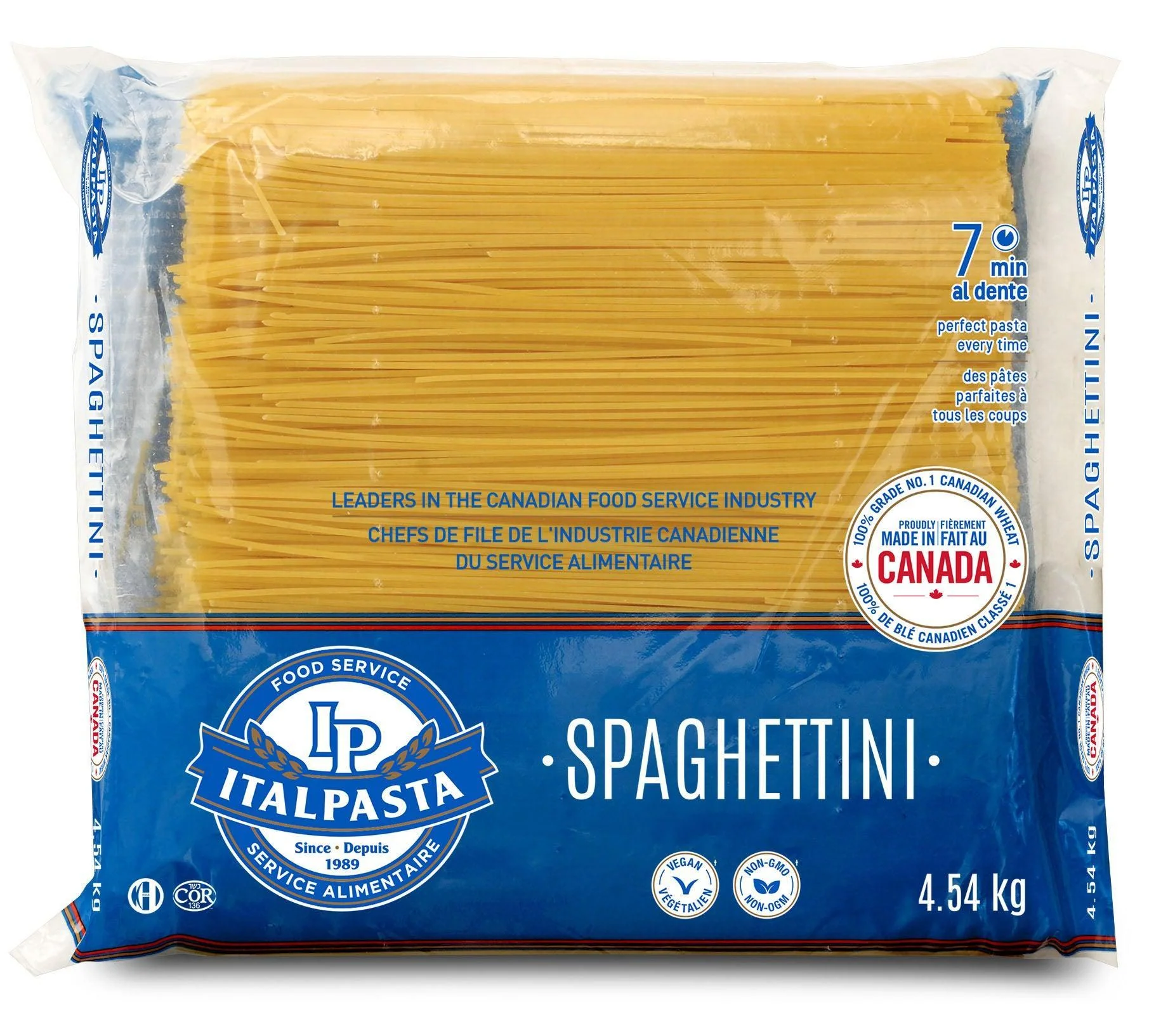Italpasta - Tradizionale Spaghettini - 4.54kg — Each (10 LB)