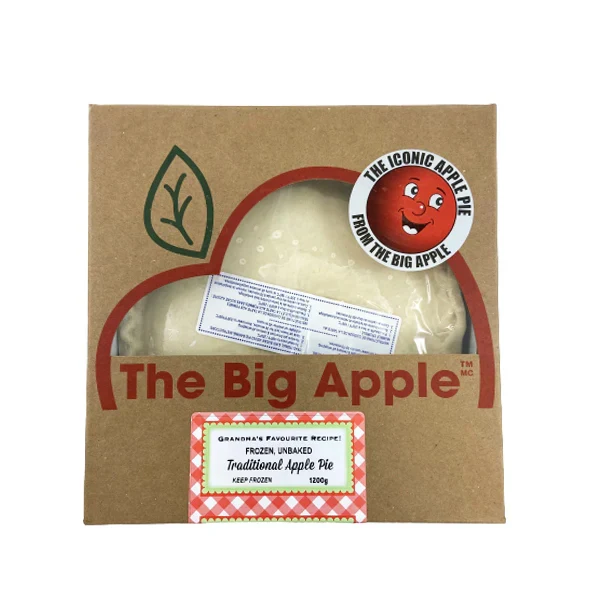The Big Apple - Unbaked Traditional Pie 8x9IN 8x9 IN