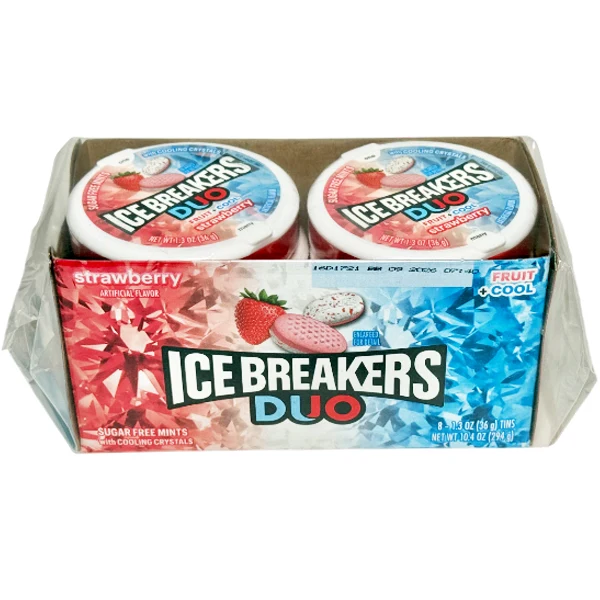 Ice Breakers - Duo Tins Strawberry 8EA