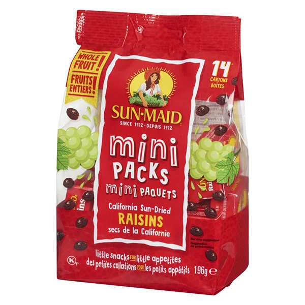 Sunmaid - Raisins Mini Pack 196GR