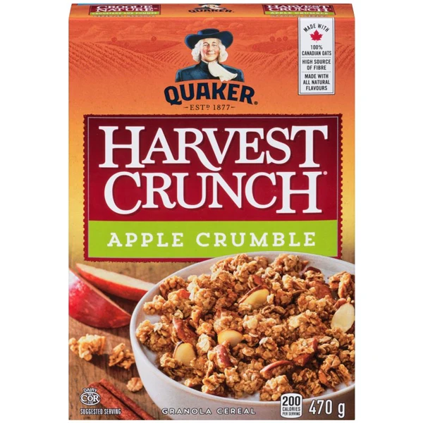 Quaker - Harvest Crunch Apple Crumble 470GR