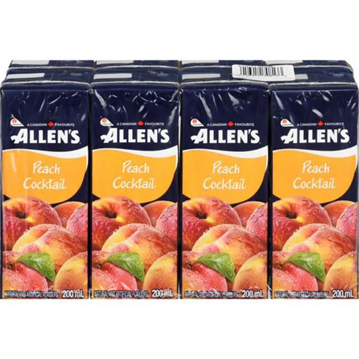Allens - Tetra Peach Cocktail 8x200ML