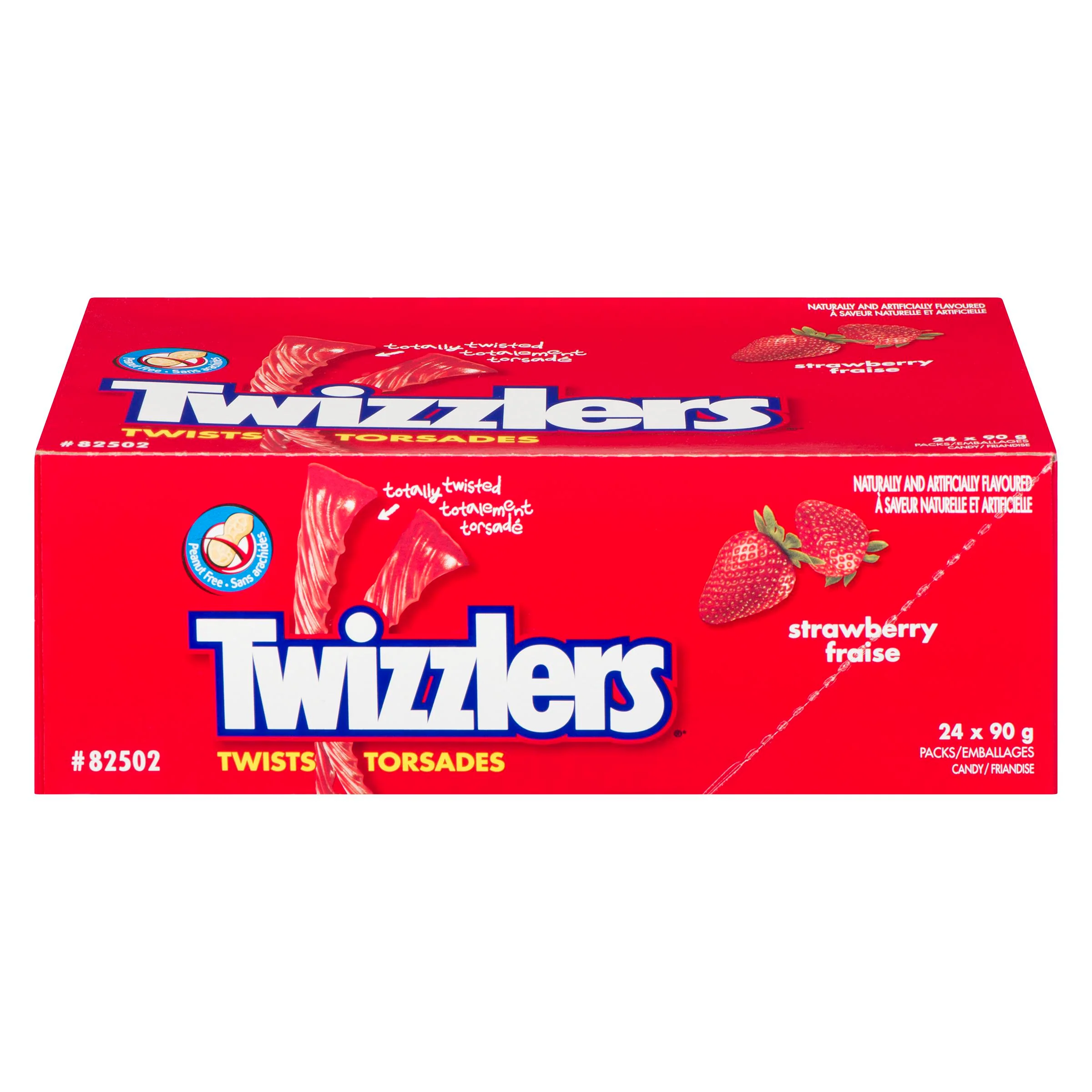 Twizzlers - Twists Strawberry 24x90 GR