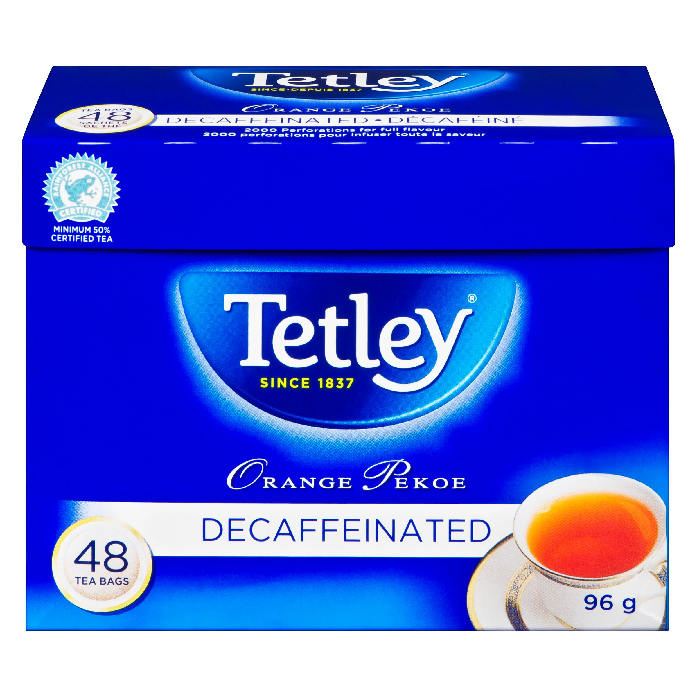 Tetley - Tea Orange Pekoe Decaf 48 PK