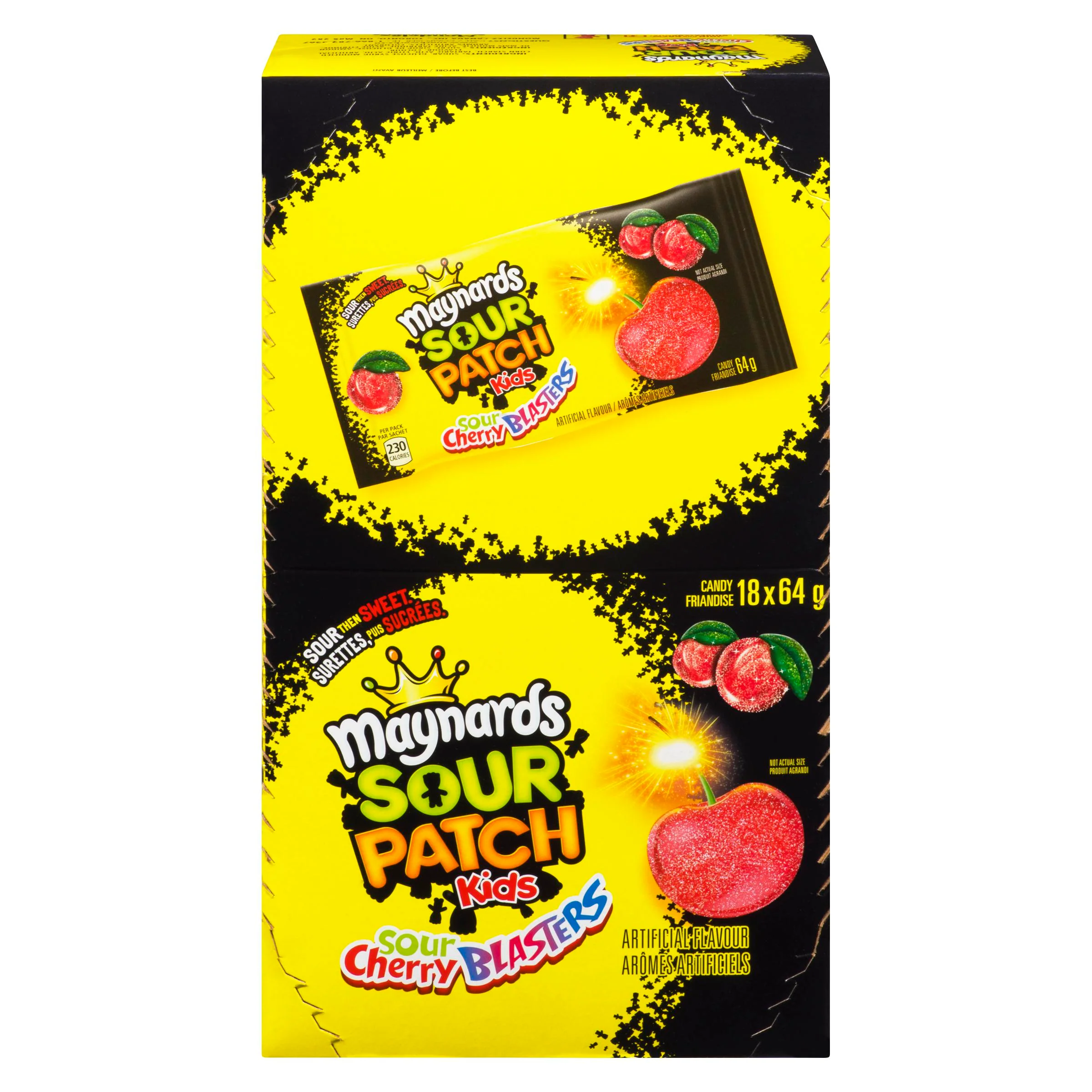 Maynards - Sour Cherry Blasters 18x64GR