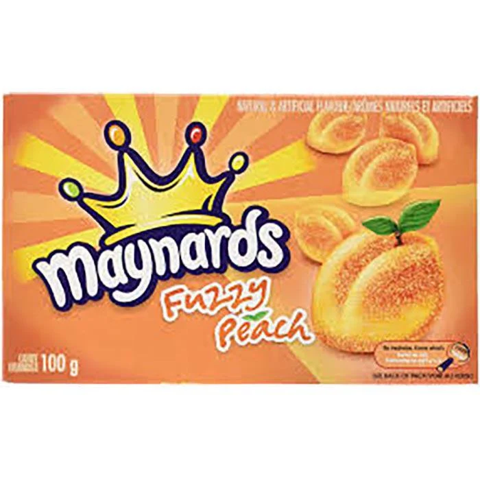 Maynards - Fuzzy Peach Theatre Box 100GR