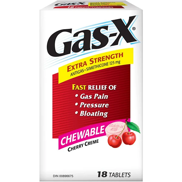 Gas-x - Extra Strength Cherry 18 Tablets EA