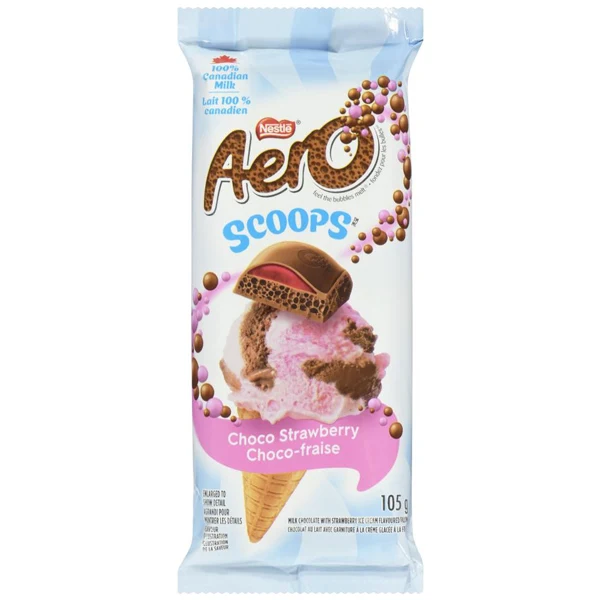 Nestle - Aero Scoop Choco Strawberry 105GR