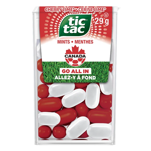 Tic Tac - World Cup Cherry Lime 12x29 GR