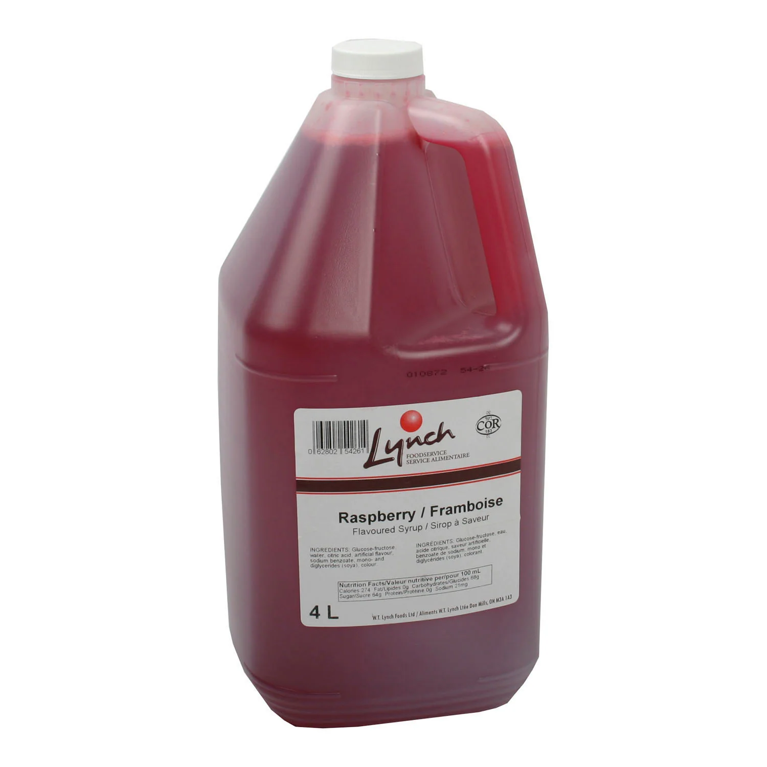 Lynch - Raspberry Syrup 4LT