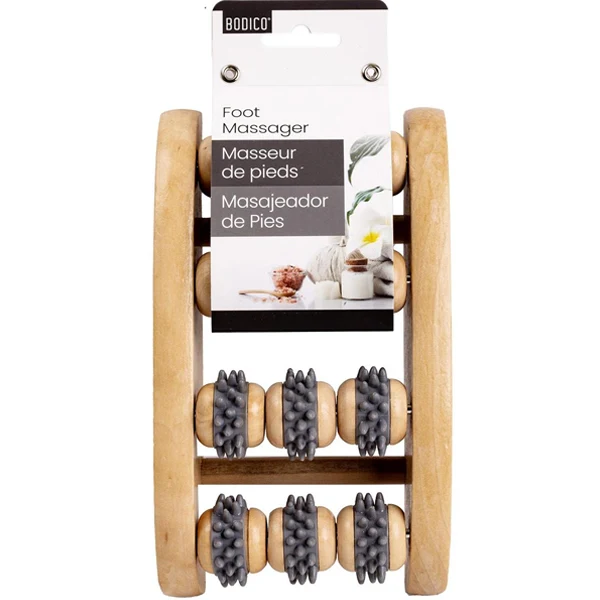 Bodico - Wood Foot Massager Belly Band EA