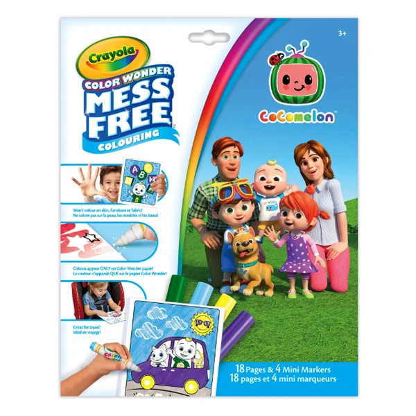 Crayola - Cocomelon Colour Wonder Foldalope 1EA