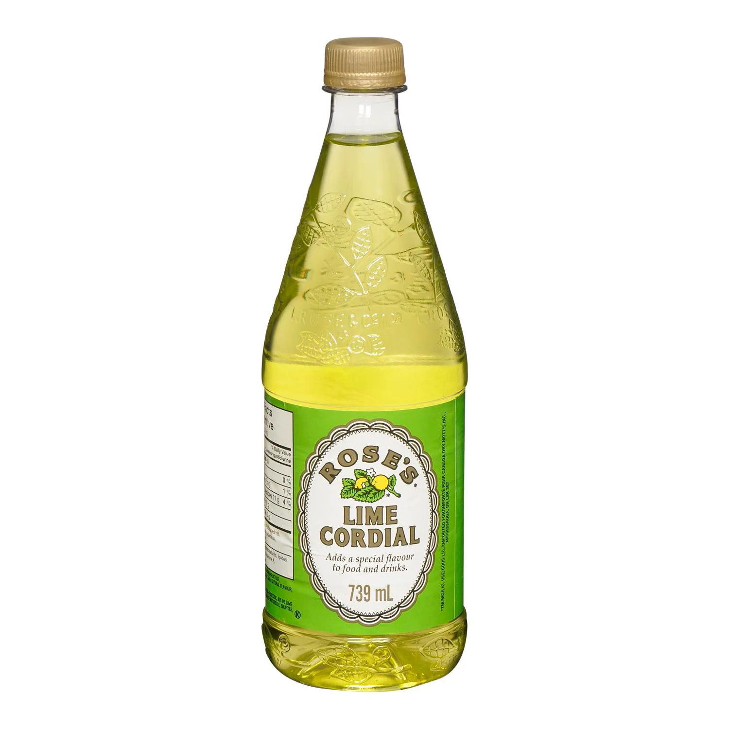 Roses - Lime Cordial 739ML