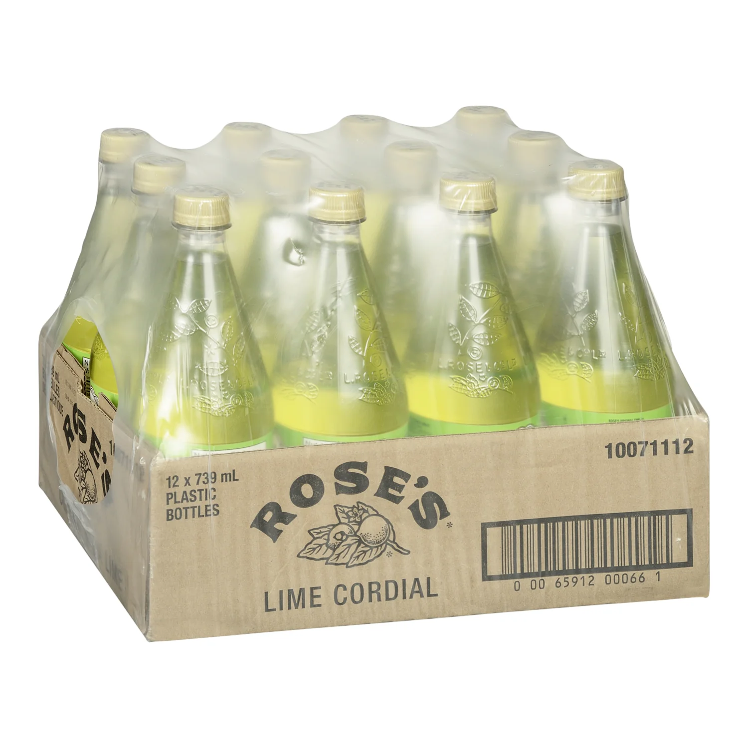 Roses - Lime Cordial 12x739ML