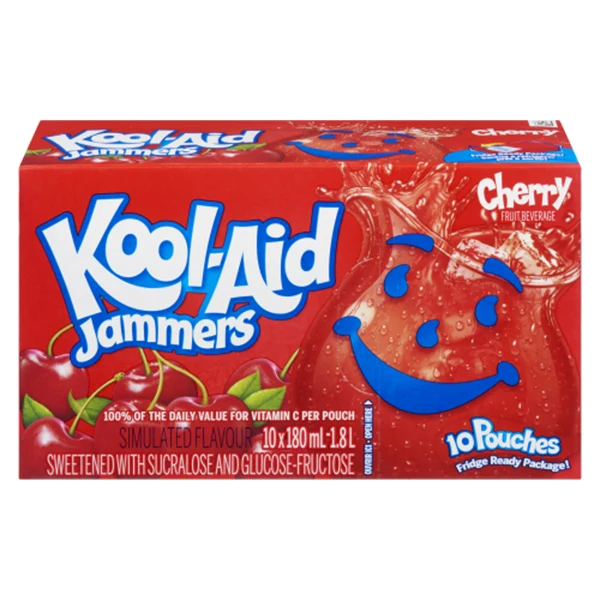 Kool-Aid - Jammers Cherry 10x180 ML
