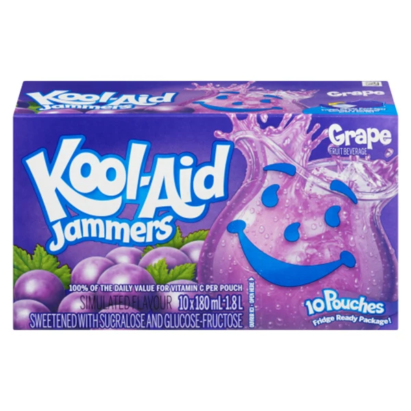 Kool-Aid - Jammers Grape 10x180 ML
