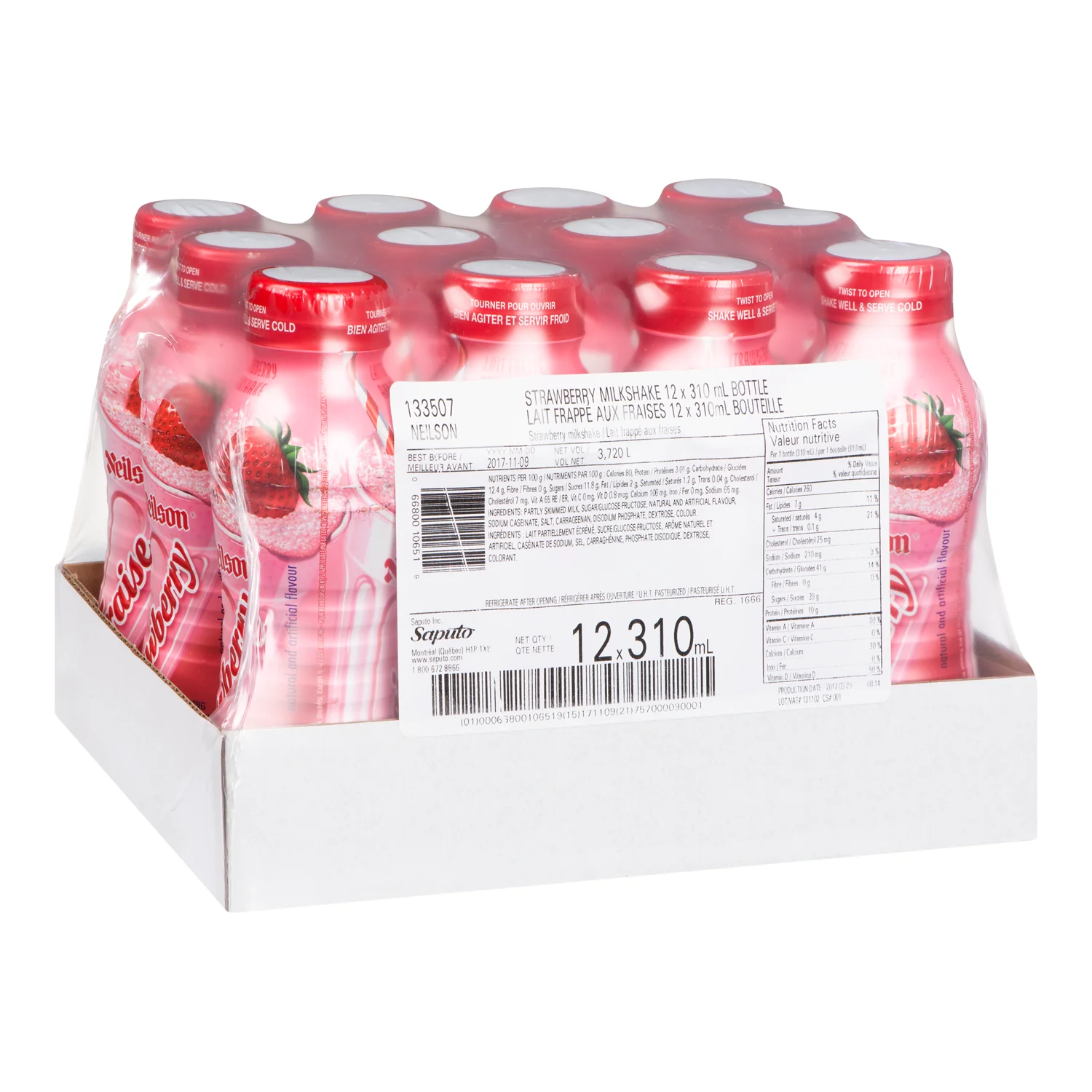 Neilson - Strawberry Shake 12x310 ML