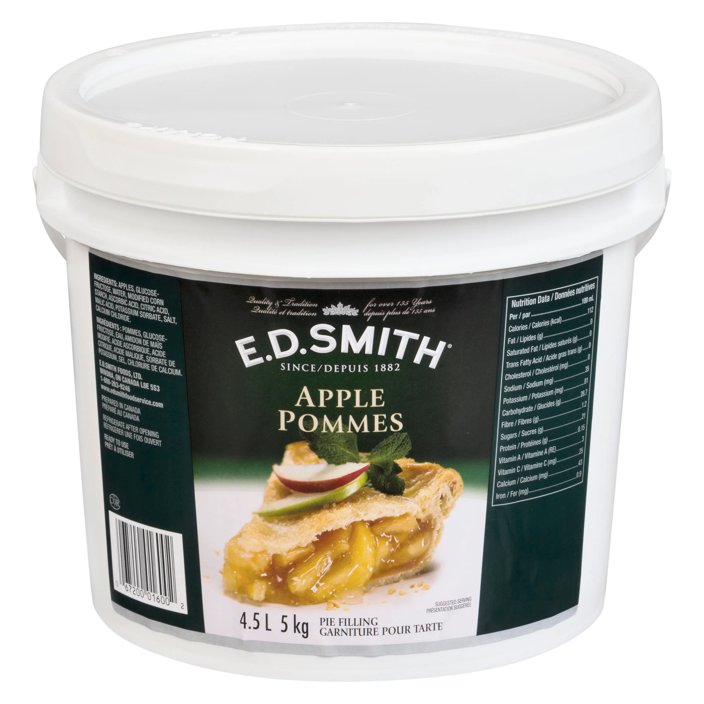 Ed Smith - Apple Pie Filling 5KG