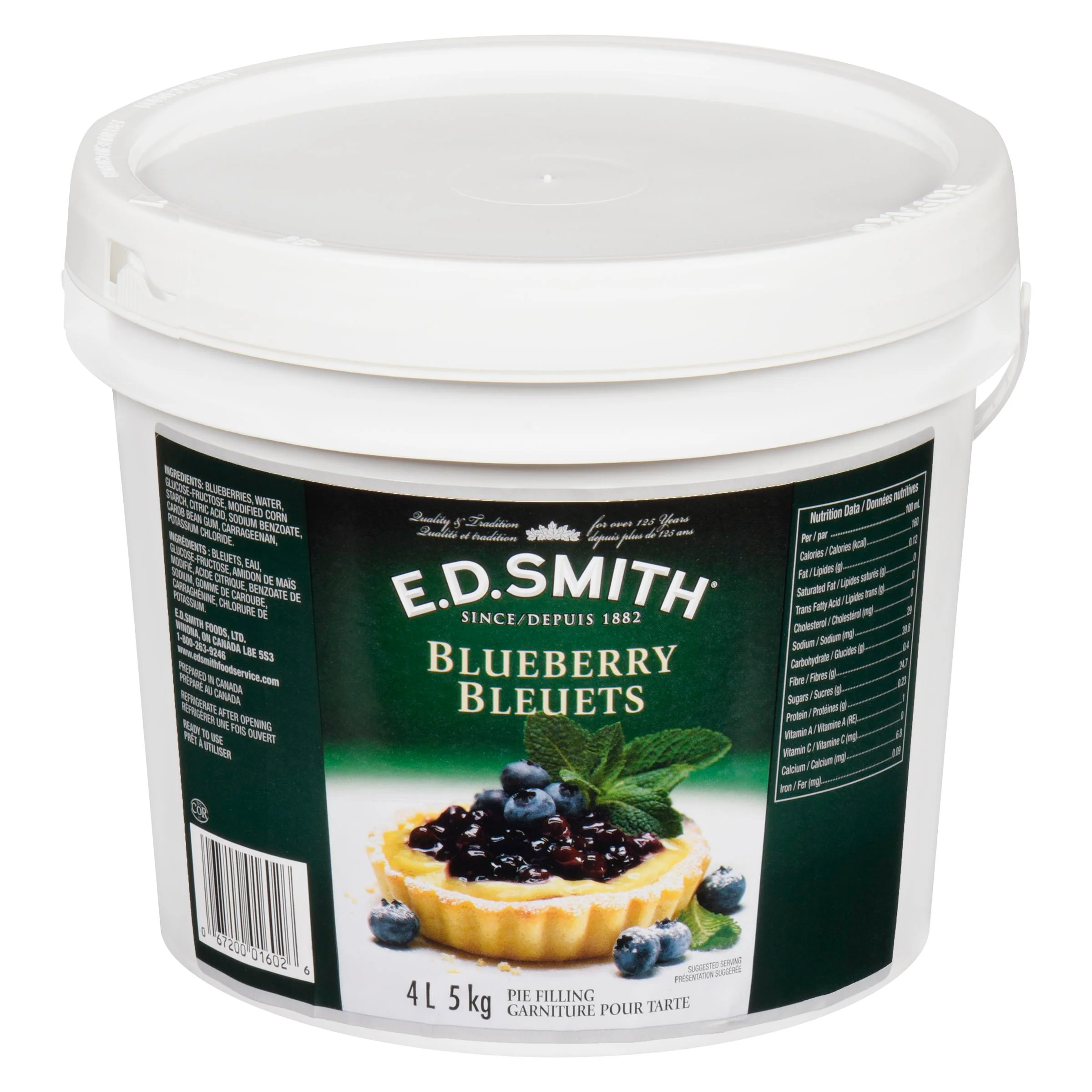 Ed Smith - Blueberry Pie Filling 5KG