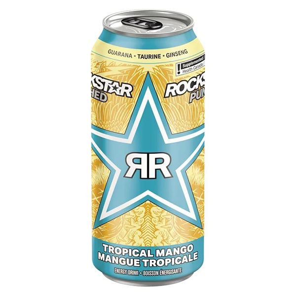 Rockstar - Punched Strawberry Kiwi 12x473 ML