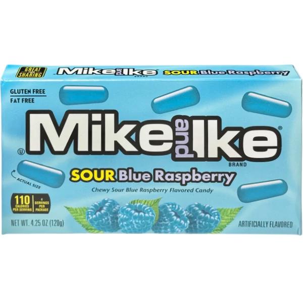 Mike & Ike - Sour Blue Raspberry 120GR