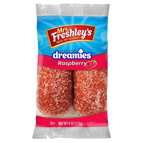Mrs Freshley - Raspberry Dreamies 8x4 OZ