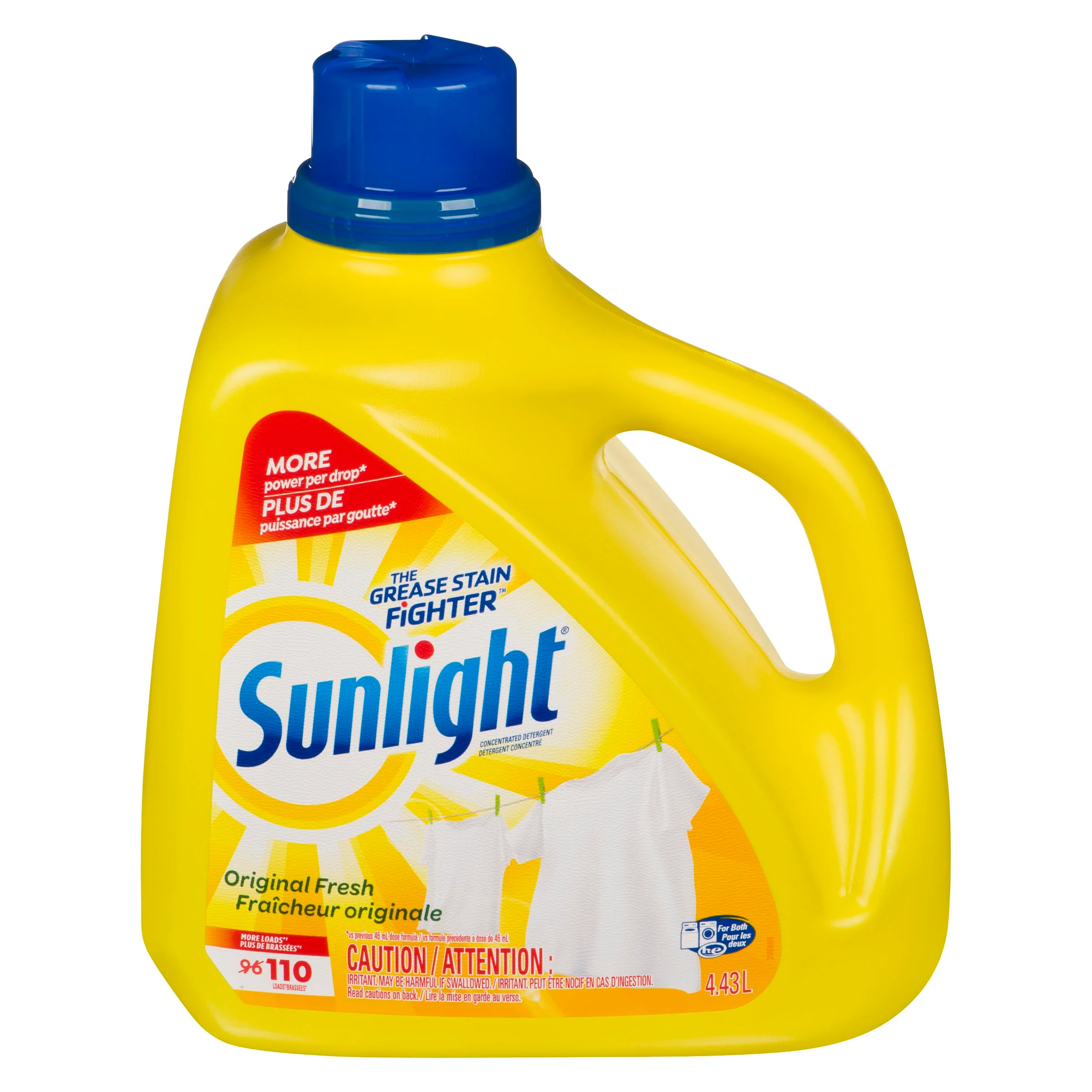 Sunlight - Lemon Fresh Triple Clean 96 Loads 4.43LT
