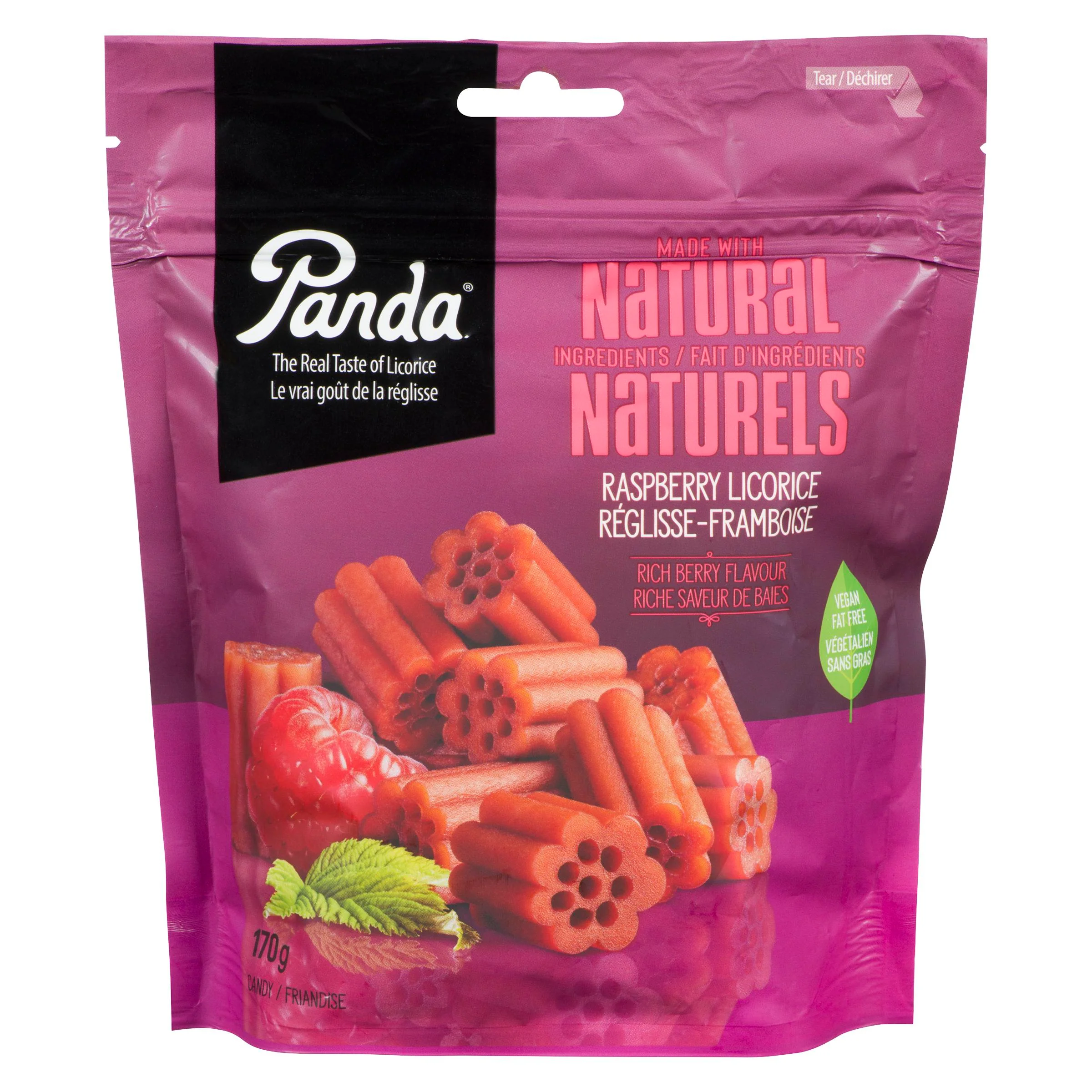 Panda - Raspberry Licorice 170G