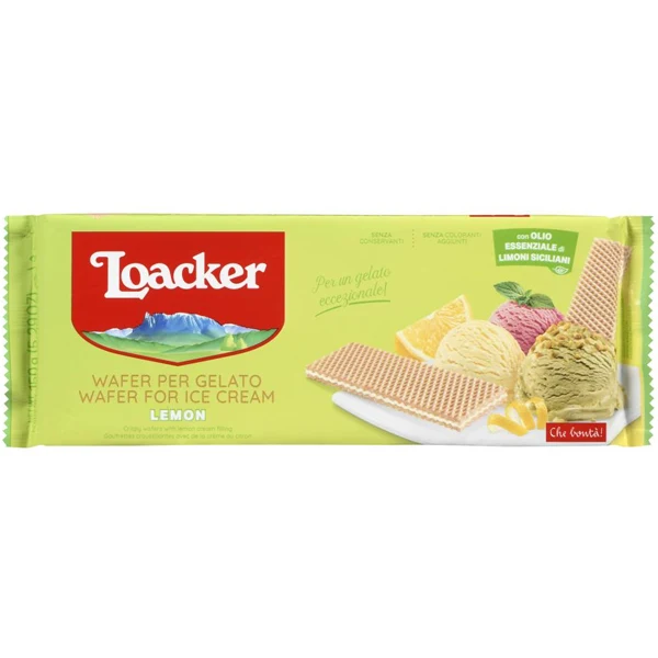 Loacker - Wafer Lemon 150GR