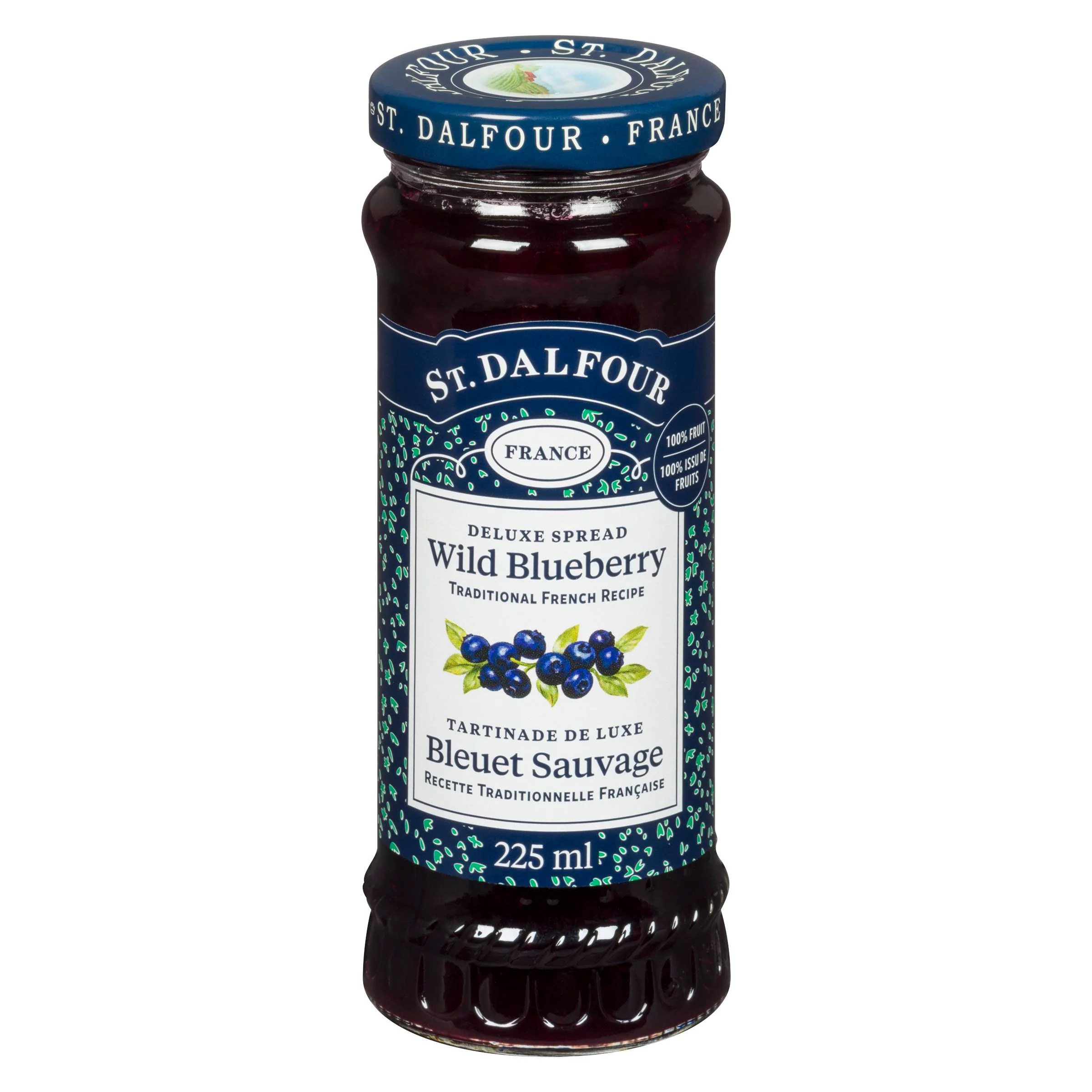 St Dalfour - Wild Blueberry Spread 225ML