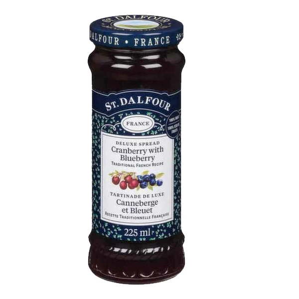 St Dalfour - Cranberry W/ Blueberry Spread 225ML