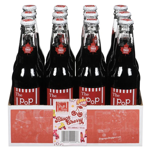 Pop Shoppe - Black Cherry Gb Soda 12x355ML