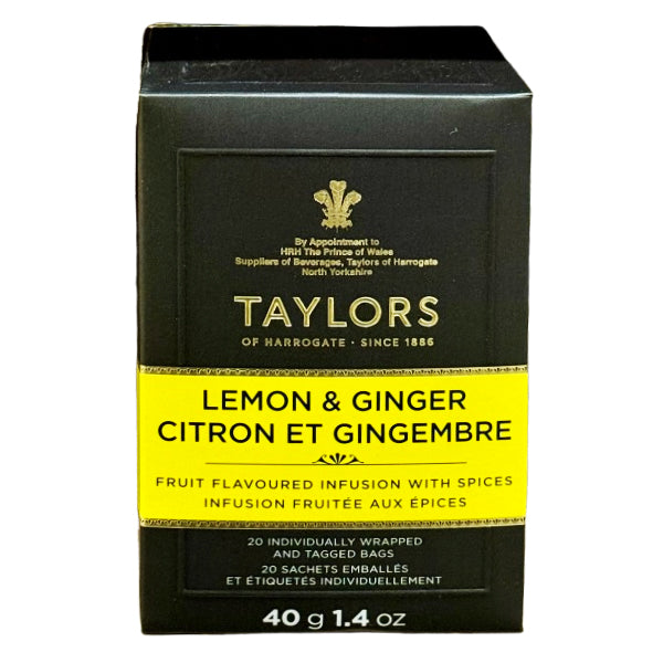 Taylors Of Harrogate - Lemon & Ginger Tea 50GR 20 PK