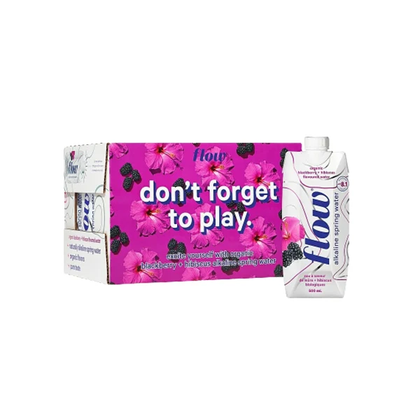 Flow Water - Blackberry Hibiscus 12x500 ML