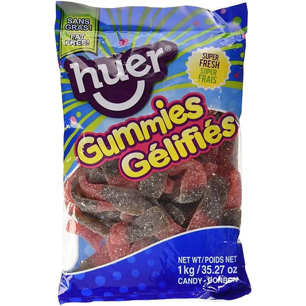 Huer - Sour Cherry Cola Bottles 1KG