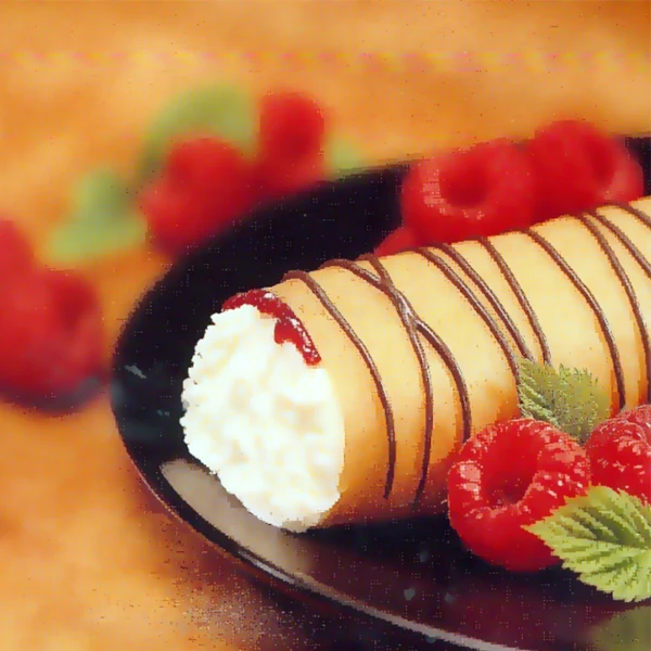 Sicilian Ice Cream - Vanilla Raspberry Crepes 4EA