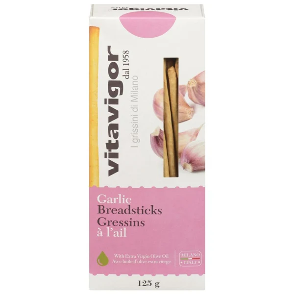 Vitavigor - Breadsticks Garlic 125GR
