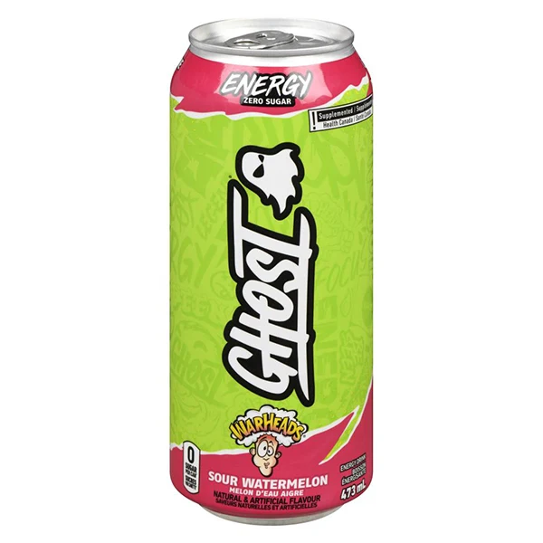 Ghost - Energy Warheads Sour Watermelon 12x473 ML