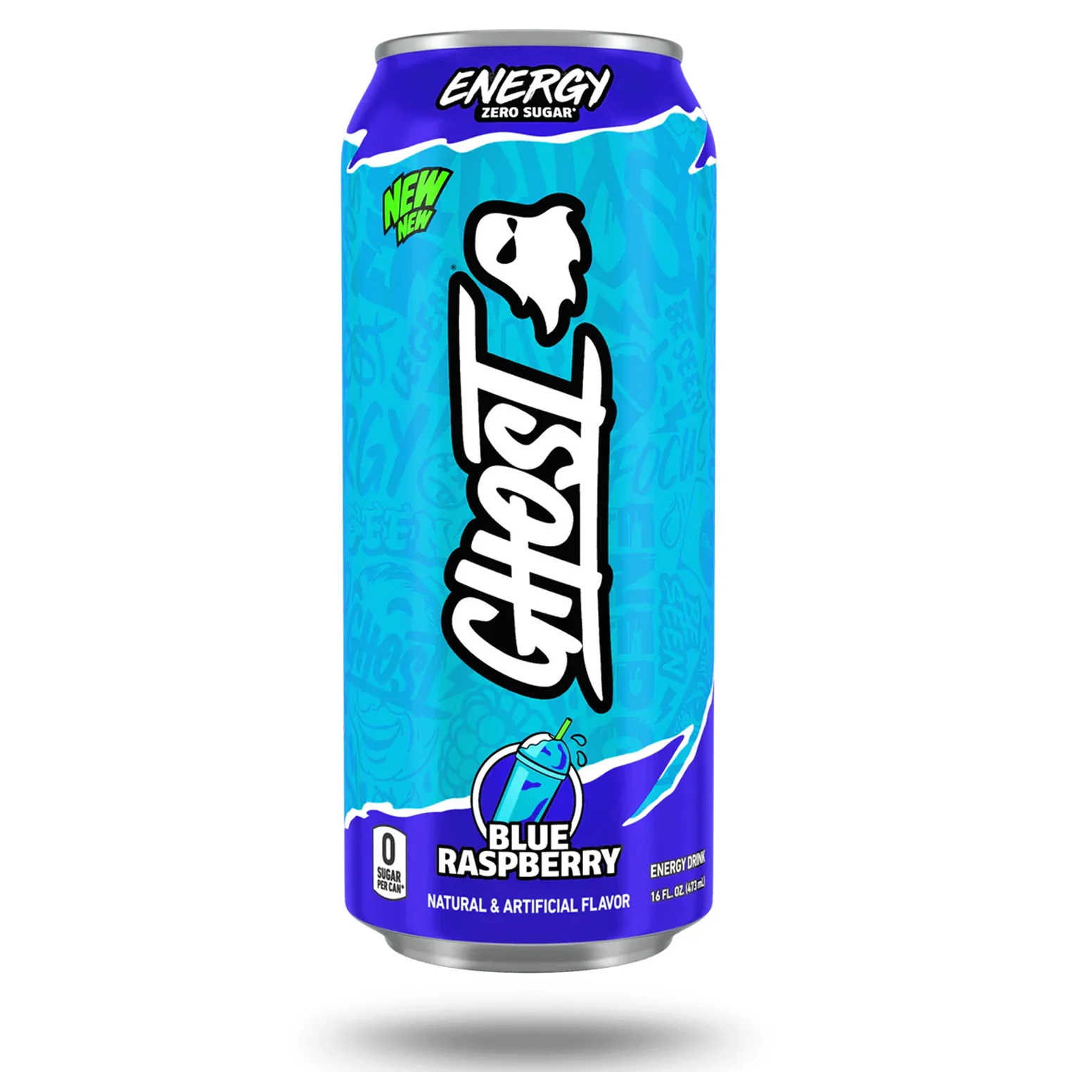 Ghost - Energy Blue Raspberry 12x473 ML