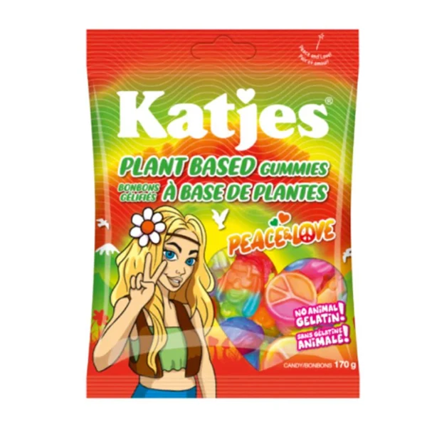 Katjes - Plant Based Peace & Love Gummies 170GR