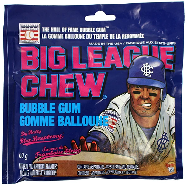 Big League - Chew Blue Raspberry 9x12x60 GR