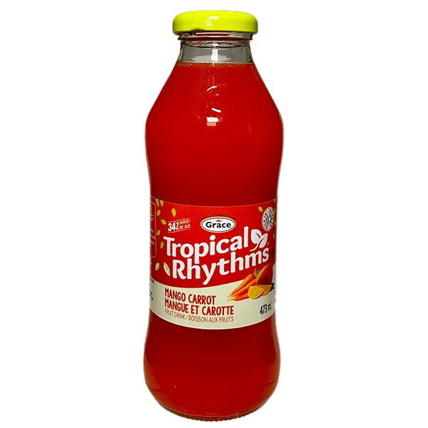 Grace - Tropical Rhythms Mango Carrot Nectar 12x473ML