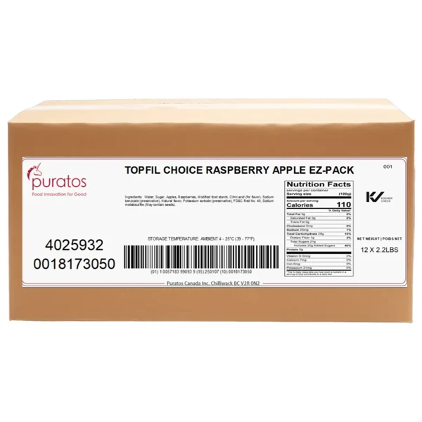 Puratos - Fruitfil Raspberry Apple Ez-Pack 12x1 KG