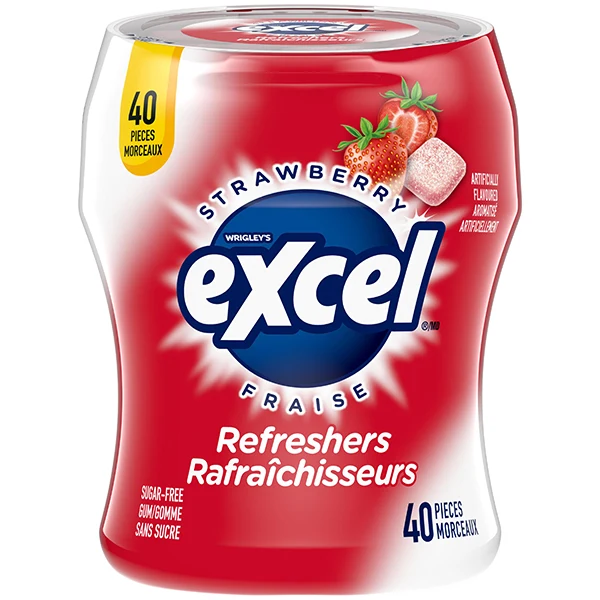 Excel - Refreshers Strawberry 4x6x40 EA